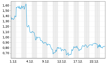 Chart Mini Future Long Snowflake - 1 Monat