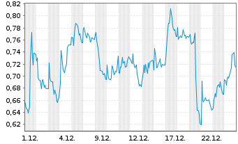 Chart Mini Future Long PVA TePla - 1 Month