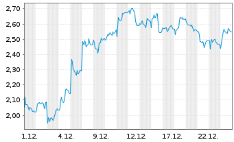 Chart Mini Future Long Salzgitter - 1 Monat