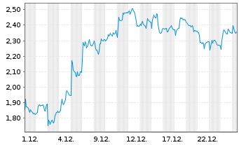 Chart Mini Future Long Salzgitter - 1 Monat