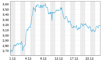 Chart Mini Future Long BMW - 1 Monat