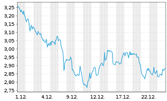 Chart Mini Future Long Berkshire Hathaway - 1 Monat