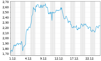 Chart Mini Future Long BMW - 1 Monat