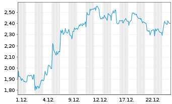 Chart Mini Future Long Salzgitter - 1 Monat