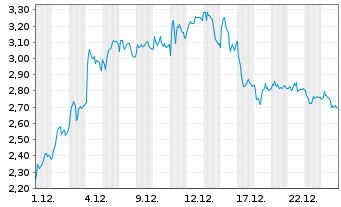 Chart Mini Future Long Volkswagen - 1 Monat