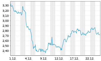Chart Mini Future Short BMW - 1 Monat