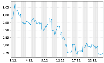 Chart Mini Future Long Alibaba - 1 Monat