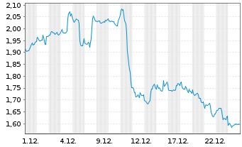 Chart Mini Future Short Visa - 1 Monat