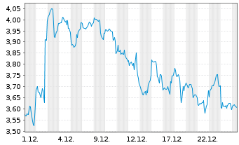 Chart Mini Future Short Block - 1 Month