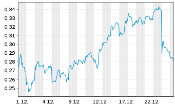 Chart Mini Future Short BYD - 1 Monat