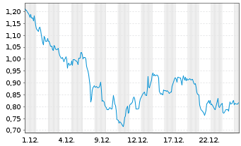 Chart Mini Future Long Berkshire Hathaway - 1 Monat