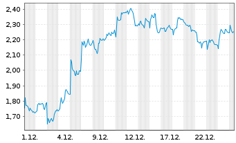 Chart Mini Future Long Salzgitter - 1 Monat