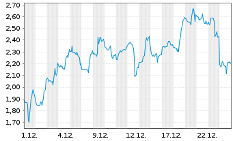 Chart Mini Future Long Standard Lithium - 1 Monat