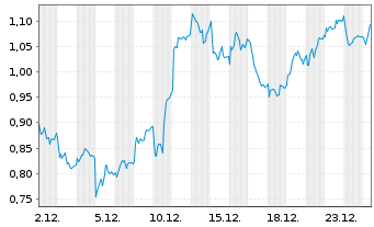 Chart Mini Future Long Muenchener Rueck - 1 Monat