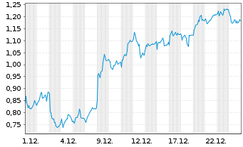 Chart Mini Future Long Allianz - 1 Monat