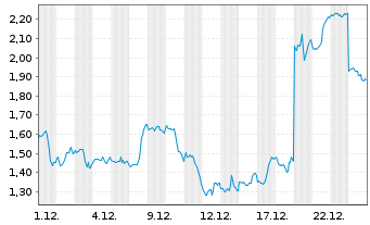Chart Mini Future Short Nike - 1 Monat