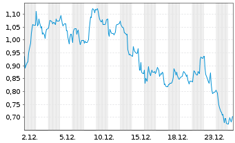 Chart Mini Future Long Bitcoin Group - 1 Monat
