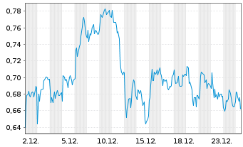 Chart Mini Future Short S&T - 1 Monat