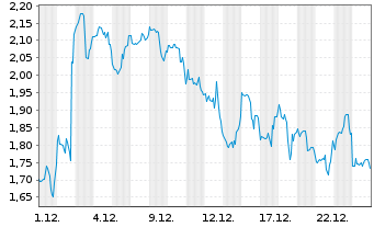 Chart Mini Future Short Block - 1 Monat