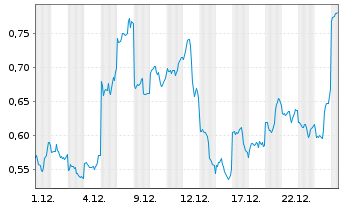 Chart Mini Future Long Baidu - 1 Monat
