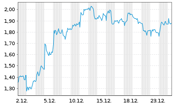 Chart Mini Future Long Salzgitter - 1 Monat