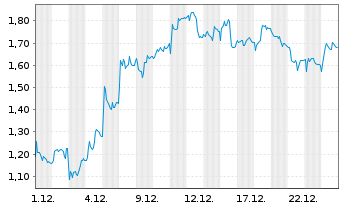 Chart Mini Future Long Salzgitter - 1 Monat