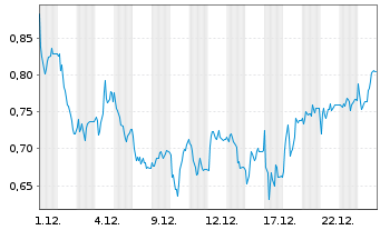 Chart Mini Future Long IONOS Group - 1 Monat