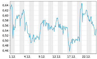 Chart Mini Future Short PVA TePla - 1 Monat