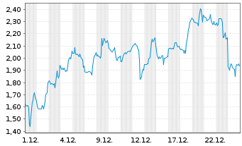 Chart Mini Future Long Standard Lithium - 1 Monat