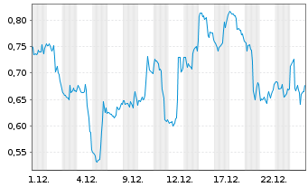 Chart Mini Future Short Energy Fuels - 1 Monat