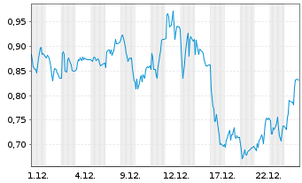 Chart Mini Future Long secunet - 1 Monat