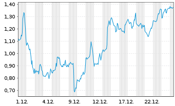 Chart Mini Future Short Microstrategy - 1 Monat