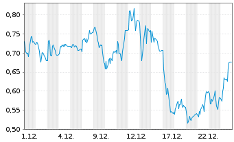 Chart Mini Future Long secunet - 1 Monat