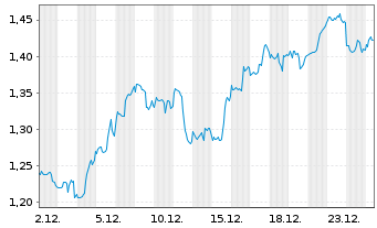 Chart Mini Future Short 3M - 1 Monat