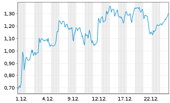 Chart Mini Future Short Solaredge - 1 Monat
