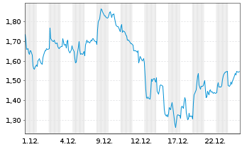 Chart Mini Future Short Kering - 1 Monat