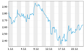 Chart Mini Future Short Kering - 1 Monat