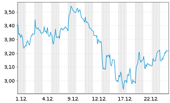 Chart Mini Future Short Kering - 1 Monat