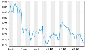 Chart Mini Future Short Krones AG - 1 Monat