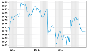 Chart Mini Future Long Siemens - 1 Monat