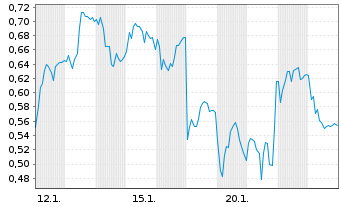 Chart Mini Future Long Siemens - 1 Monat