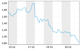 Chart Mini Future Short Micron - 1 Monat