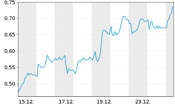 Chart Mini Future Long FinTech Group - 1 Monat