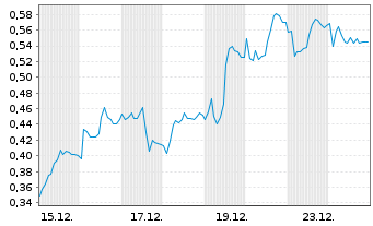 Chart Mini Future Long FinTech Group - 1 Monat