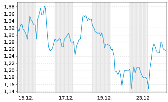 Chart Mini Future Long Salzgitter - 1 Monat