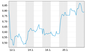 Chart Mini Future Short IBU-tec advanced materials - 1 Monat