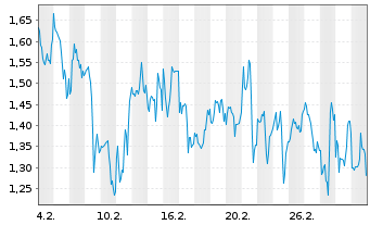 Chart Mini Future Long AGNC Investment - 1 Monat