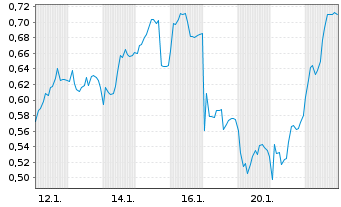 Chart Mini Future Long Indus Holding - 1 Monat