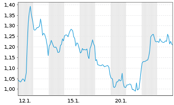 Chart Mini Future Long Solaredge - 1 Monat