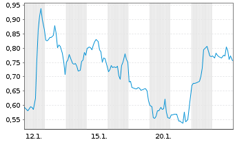 Chart Mini Future Long Solaredge - 1 Monat